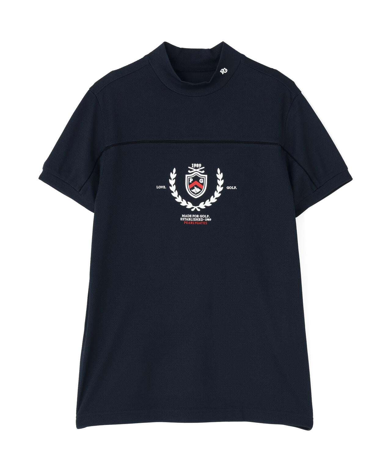2WAYトリコット半袖ハイネックカットソー (WOMENS)