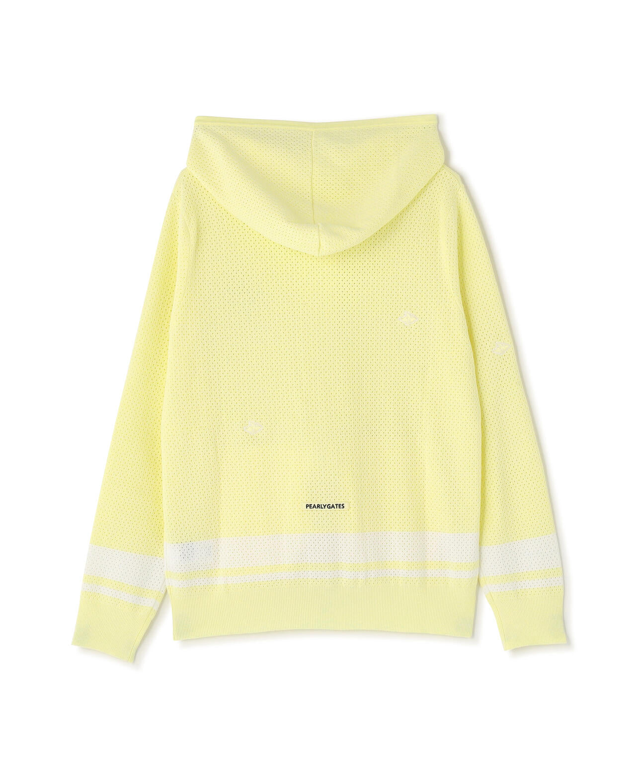 12Gフルジップニットフーディ <メッシュ柄> (WOMENS)