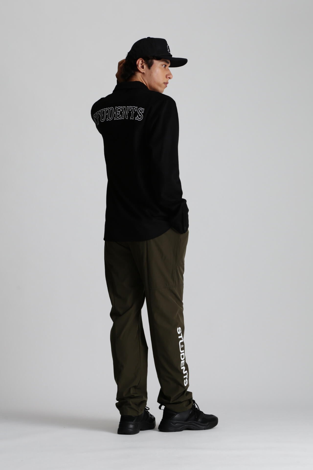 【Students Golf】ナイロン ロングパンツ