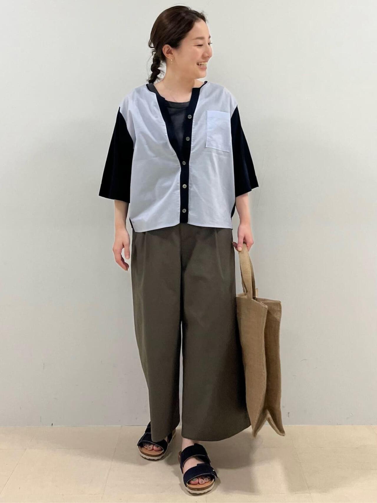 【WEB限定サイズ】クールマックス綿麻オックスパンツ