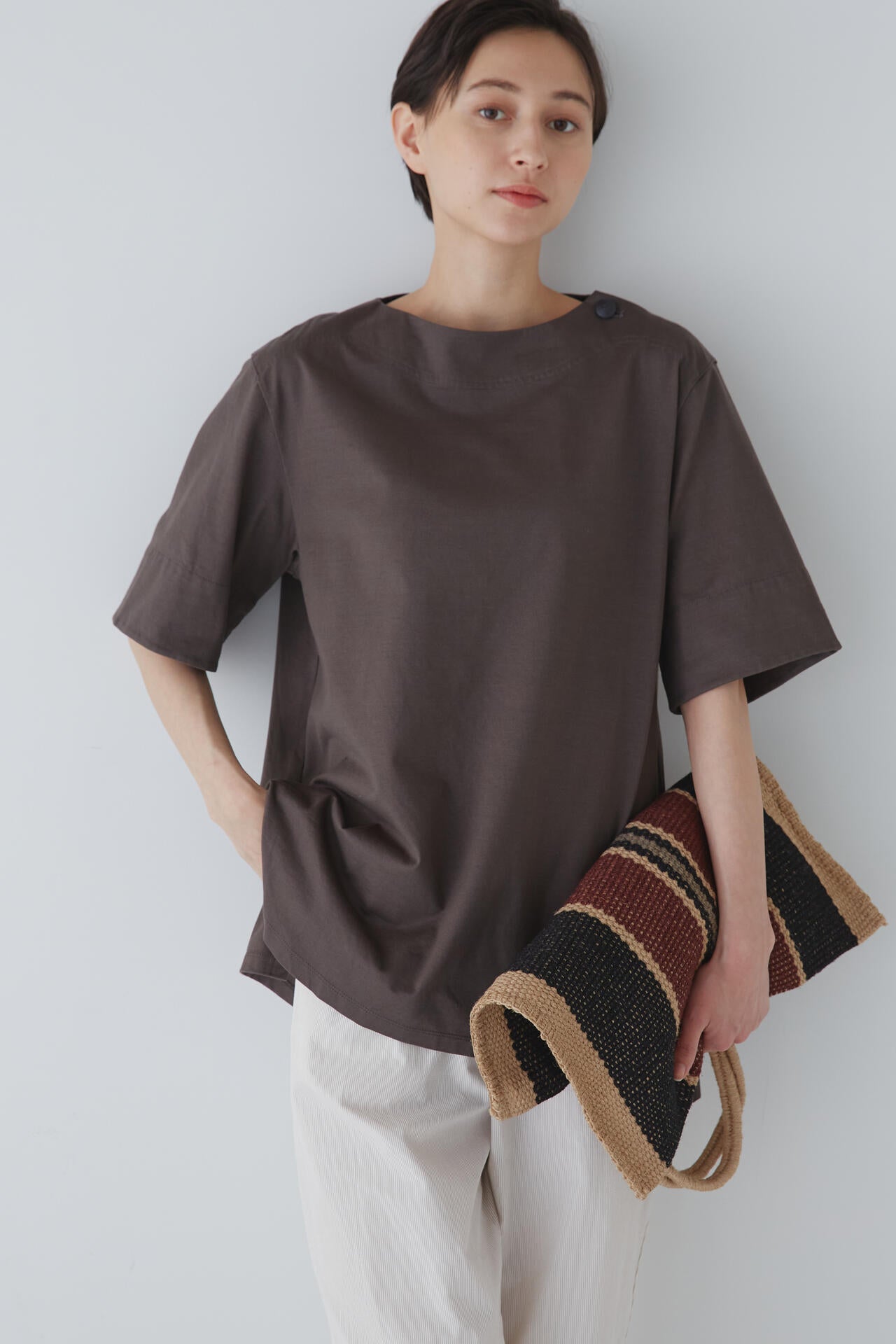 ハイゲージコットン天竺Tシャツ