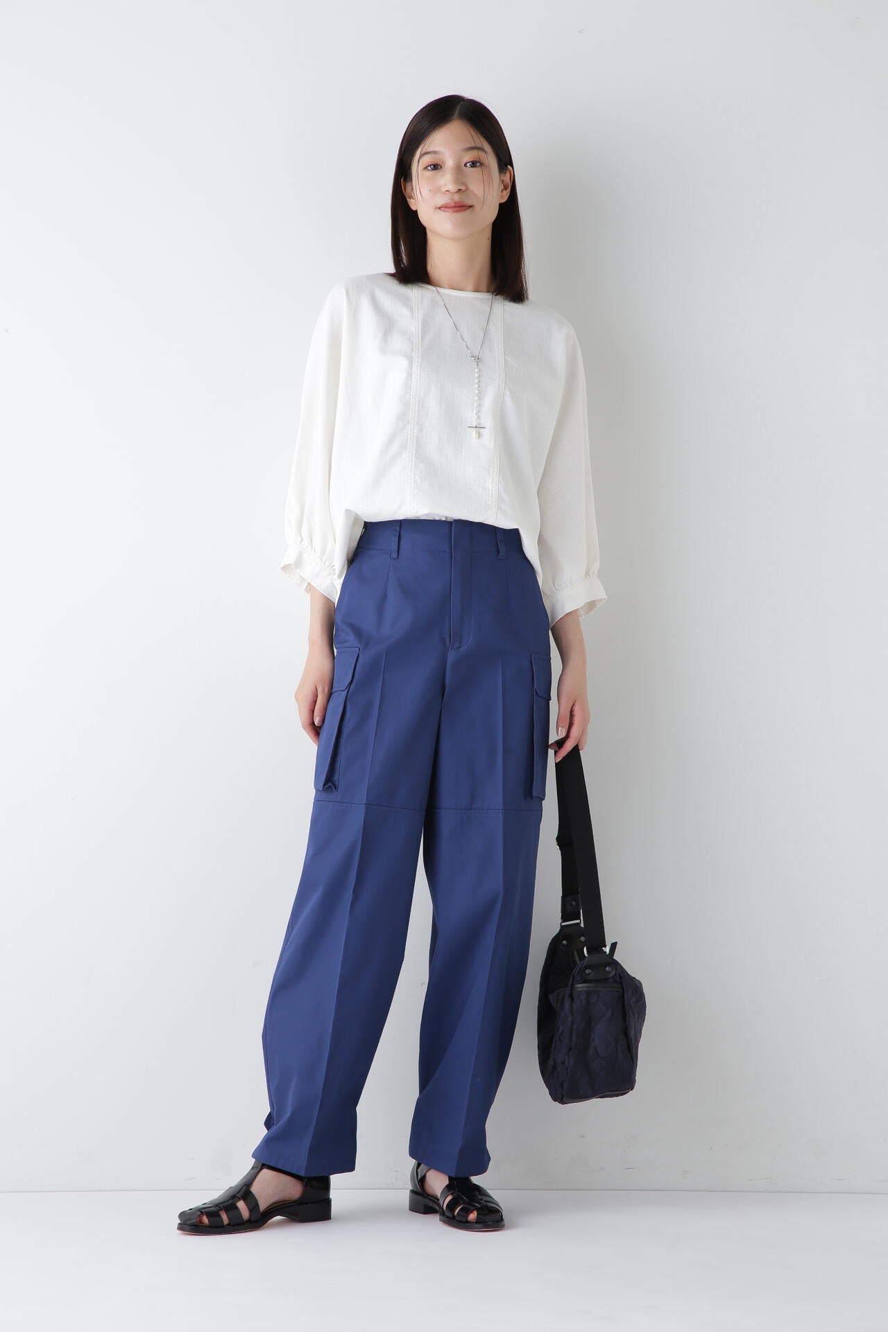 60/2コットンギャバパンツ