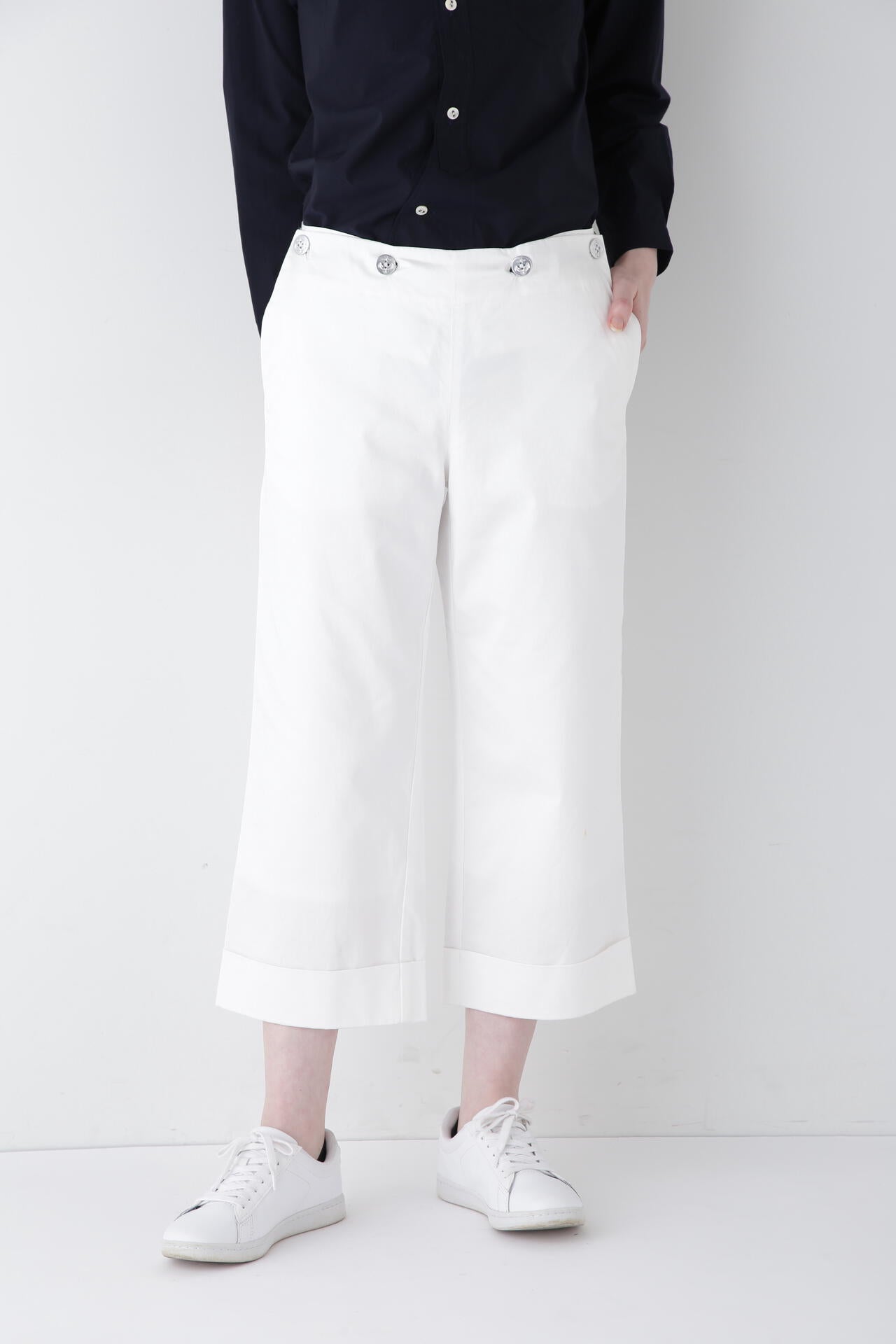 【WEB限定】NATIC サテンストレッチパンツ