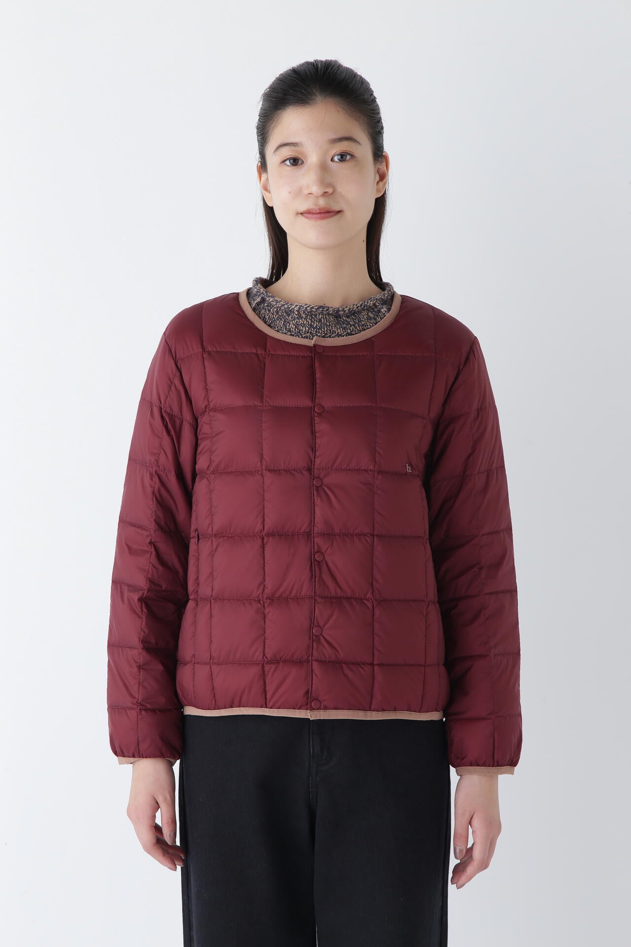 【WEB・一部店舗限定サイズ】TAION×hwコラボ クルーネックボタンダウンジャケット