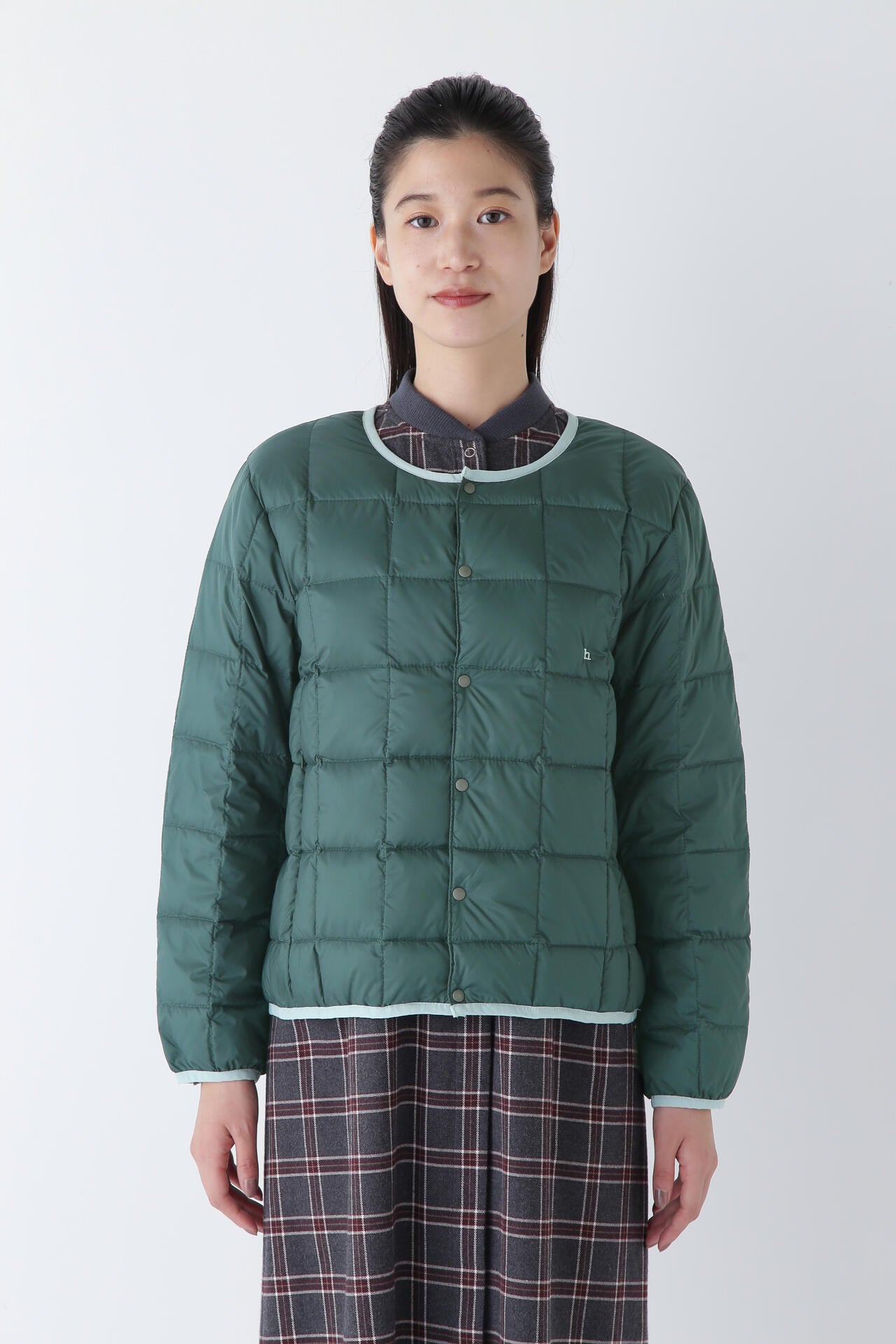 【WEB・一部店舗限定サイズ】TAION×hwコラボ クルーネックボタンダウンジャケット