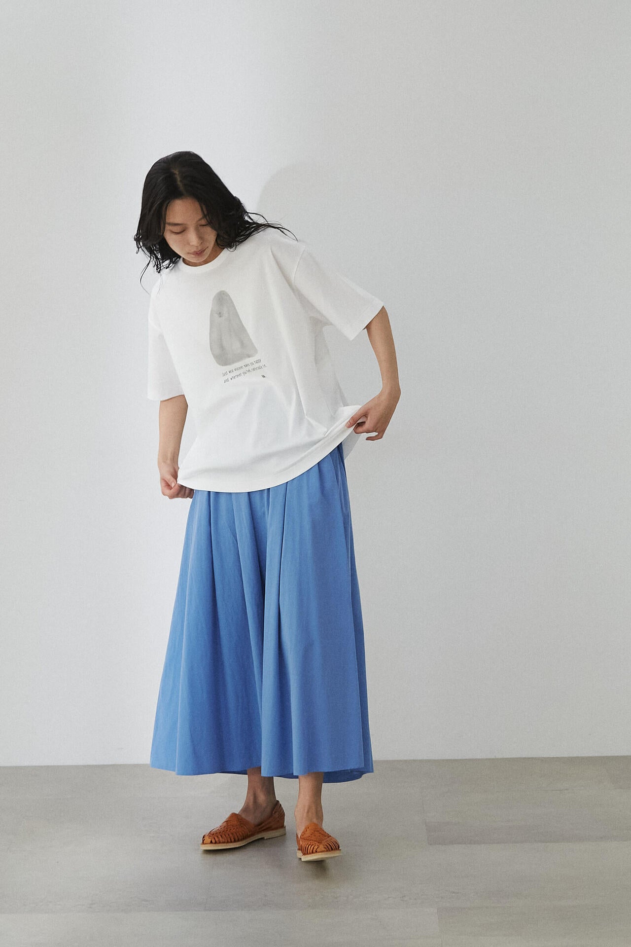 【香菜子】OGコッコラボトンプリントTシャツ Lサイズ