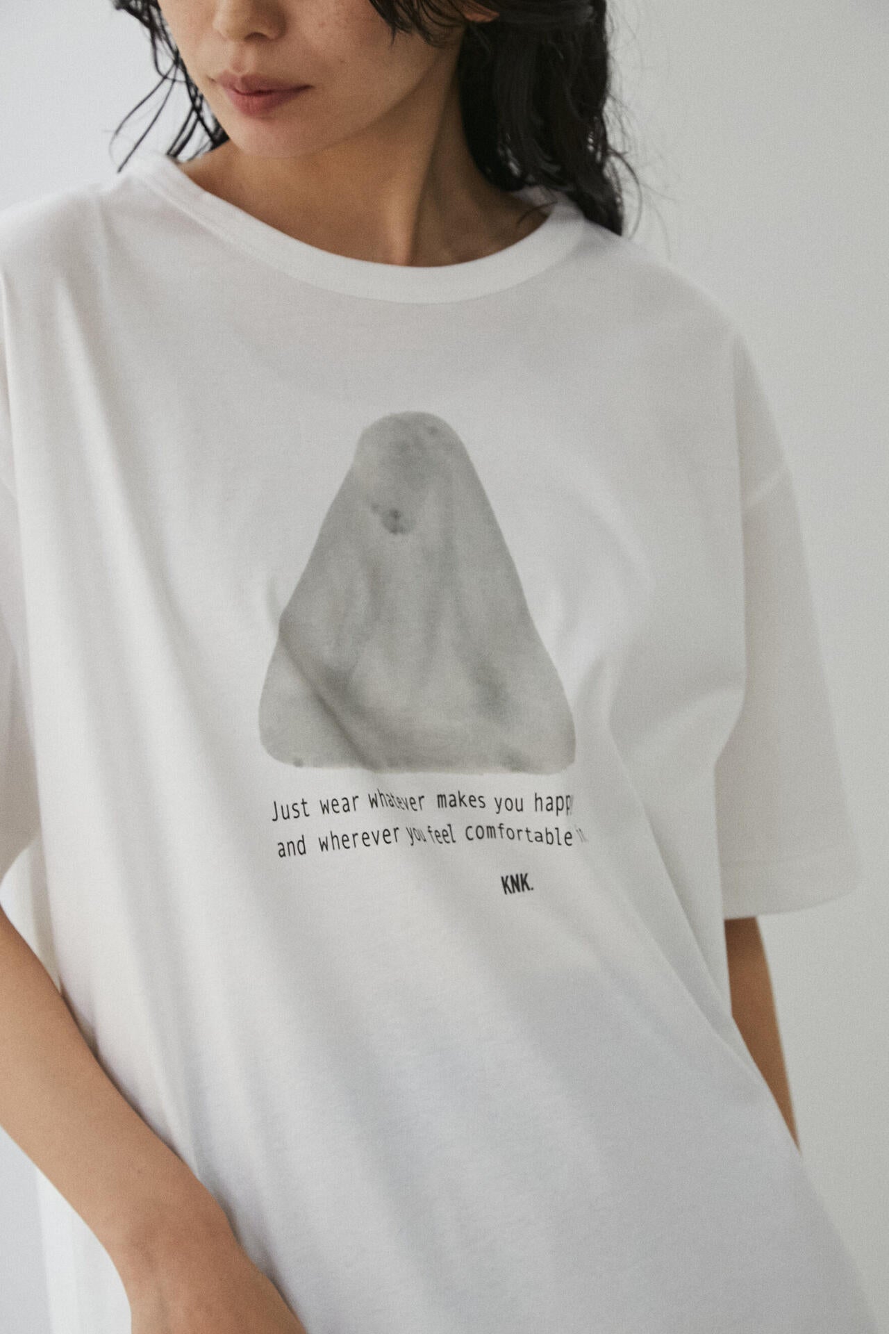 【香菜子】OGコッコラボトンプリントTシャツ Lサイズ