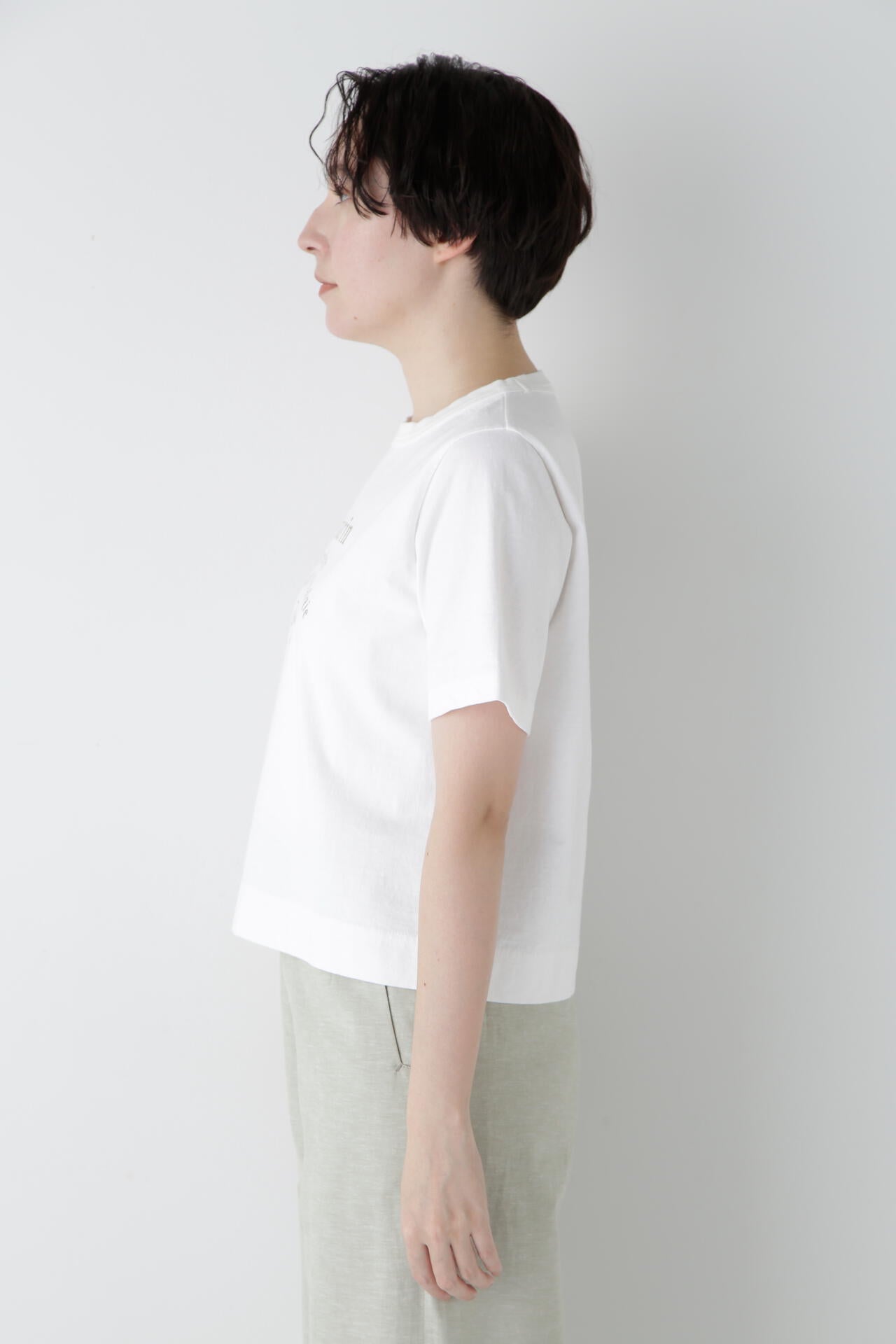 リサイクルコットン度詰天竺Tシャツ