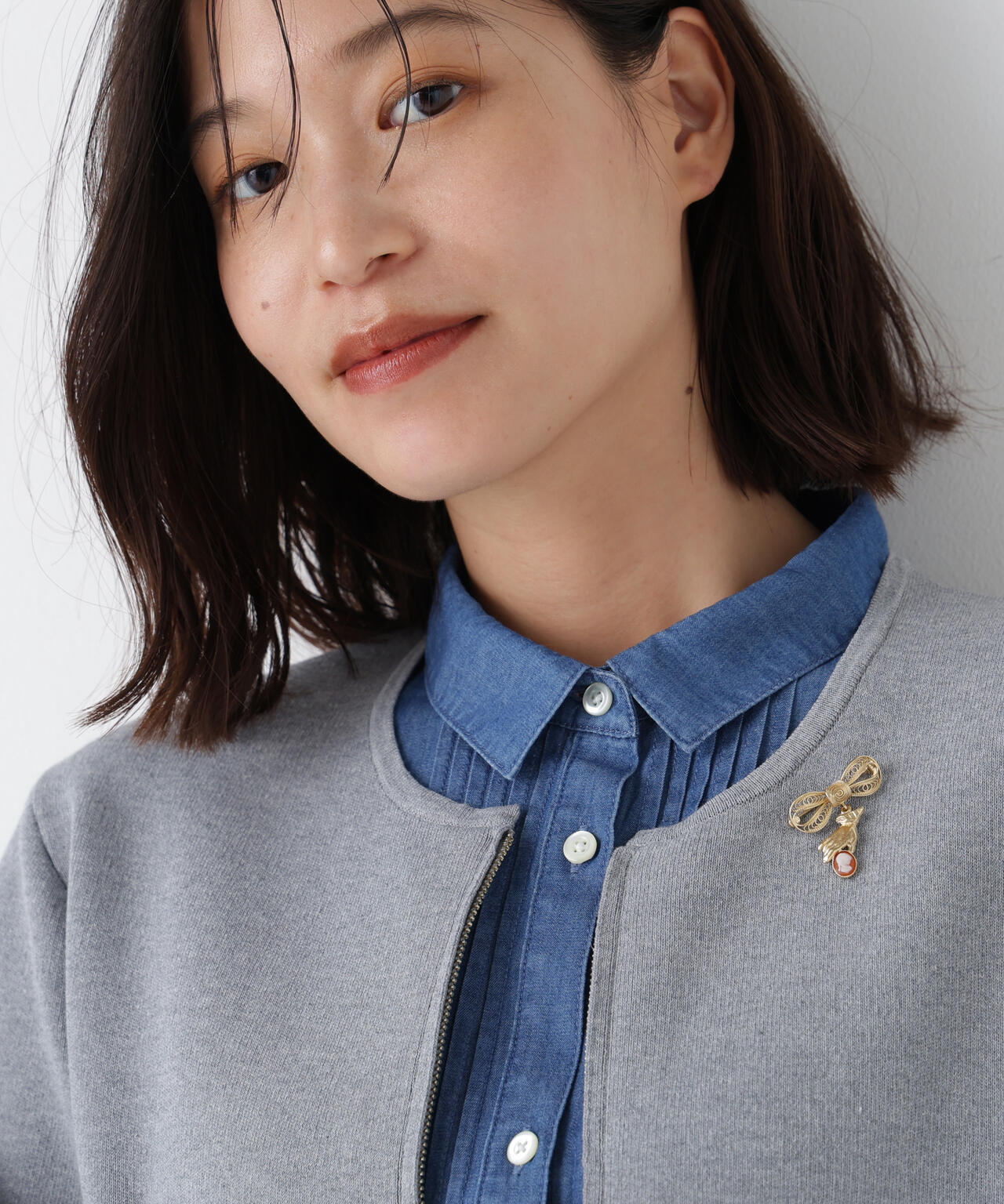 ≪Junco Parisコラボ≫リボンブローチ