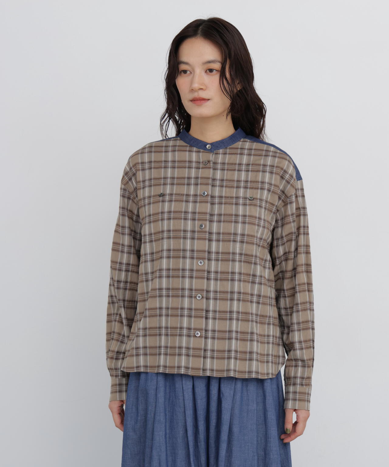 165cm/B:77cm/W:57cm/H:79cm 着用サイズ:M