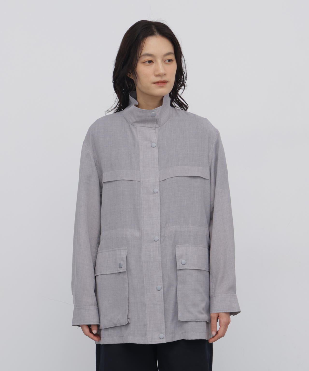 165cm/B:77cm/W:57cm/H:79cm 着用サイズ:M