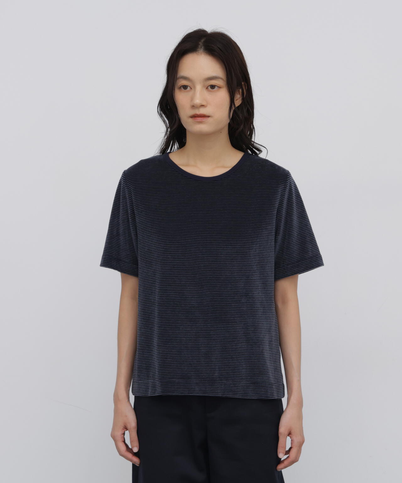 165cm/B:77cm/W:57cm/H:79cm 着用サイズ:M