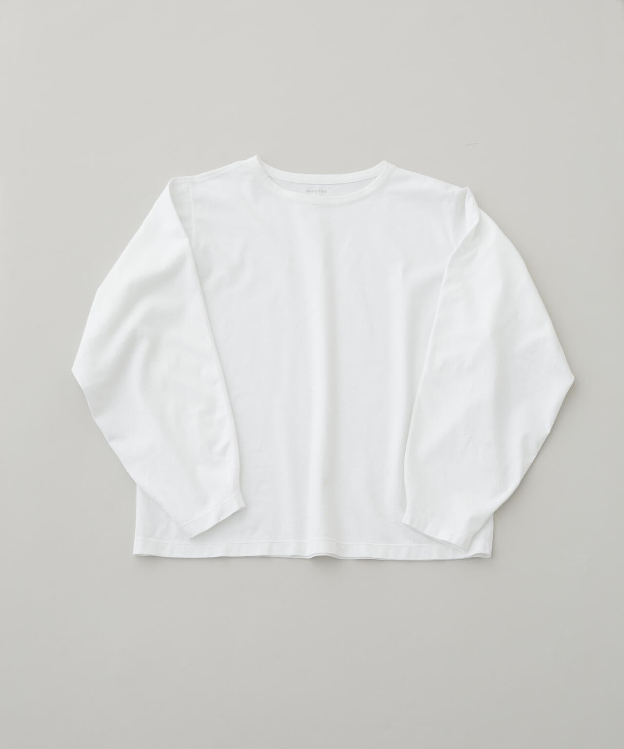 《HIRAKIBA》スリーブ ソフトタッチコットン天竺九分袖Tシャツ