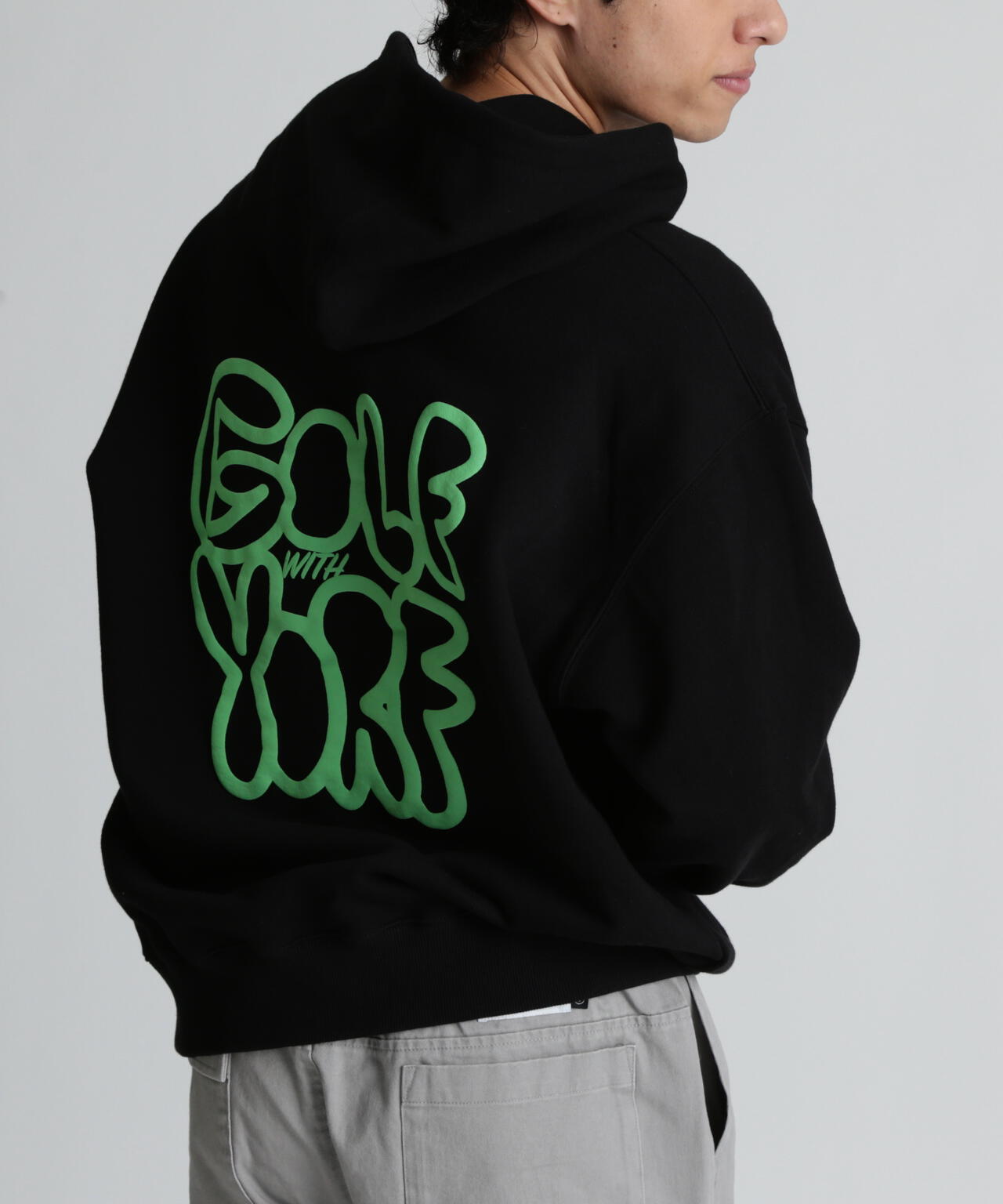 【YORF(ヨルフ)】ゴシックロゴフーディー