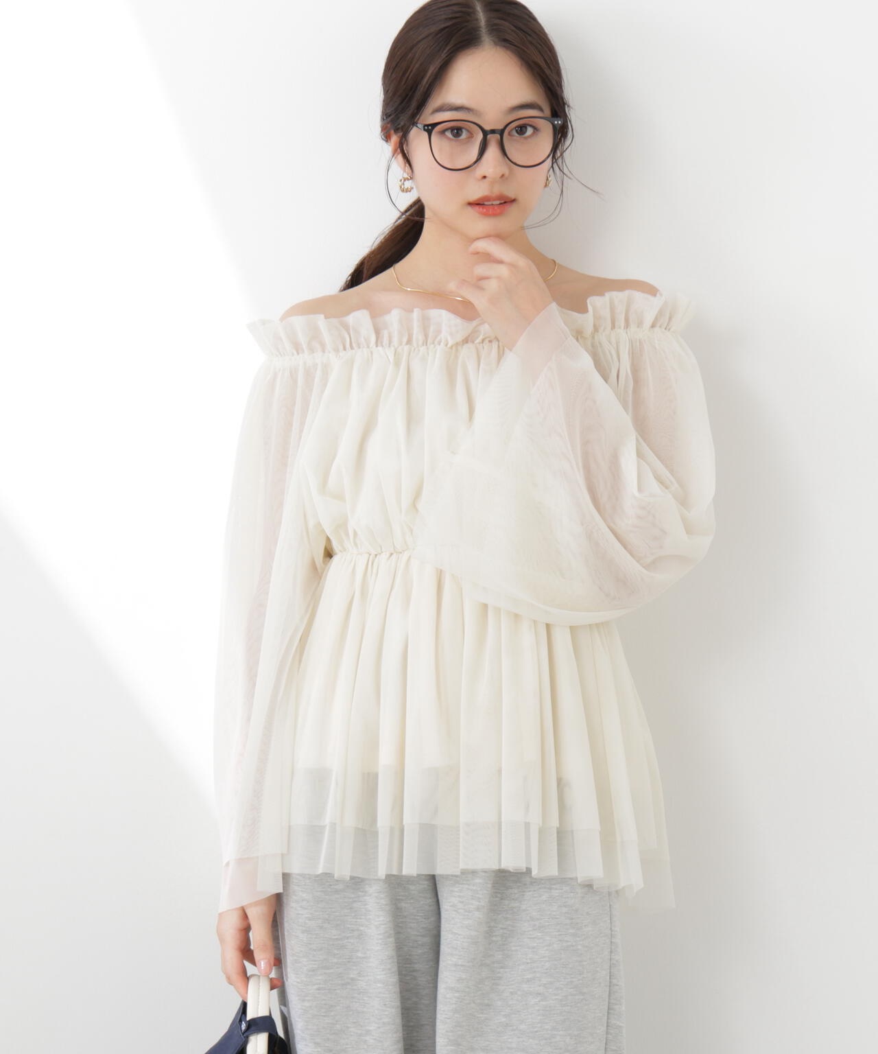 model:165cm B:82 W:59 H:86 S:25cm 着用サイズ:M