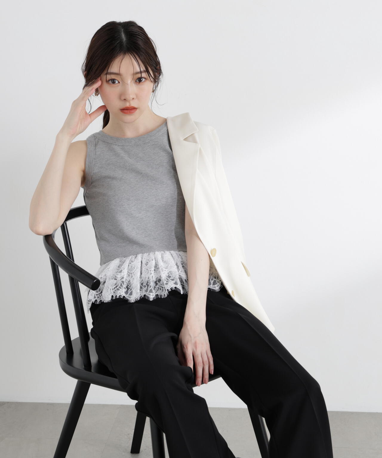 167cm 着用サイズ:FR