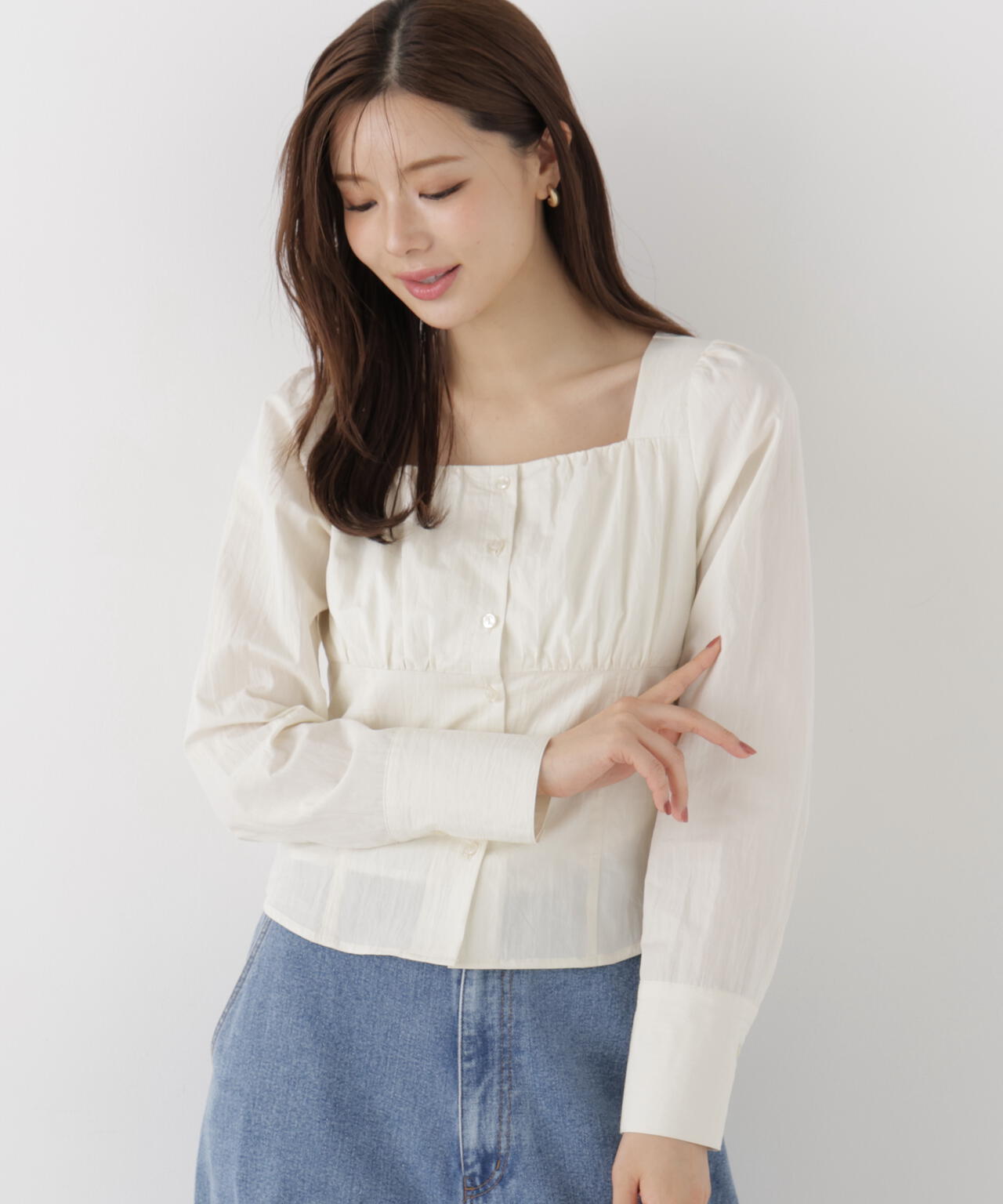 165cm 着用サイズ:FR