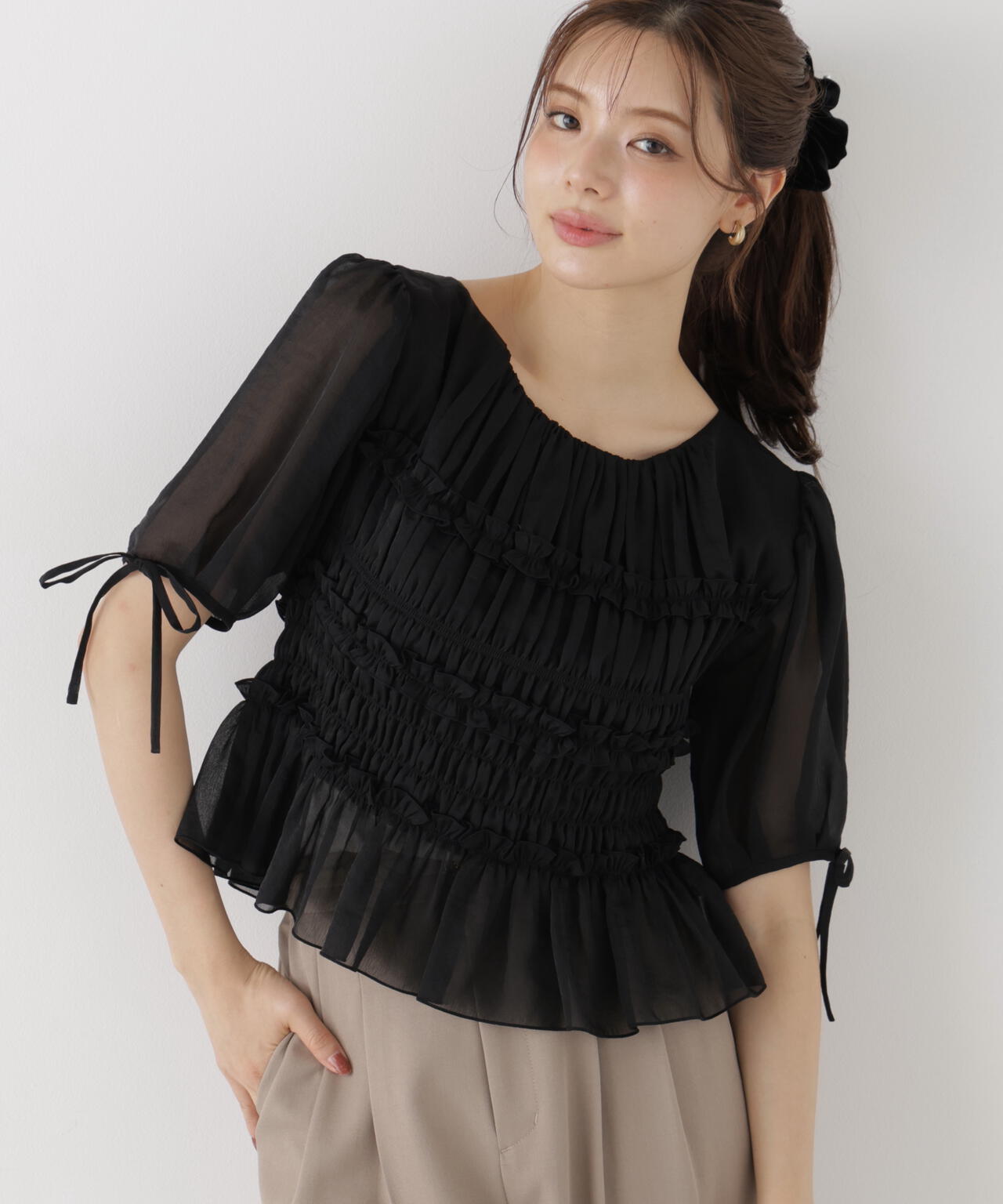 165cm 着用サイズ:FR