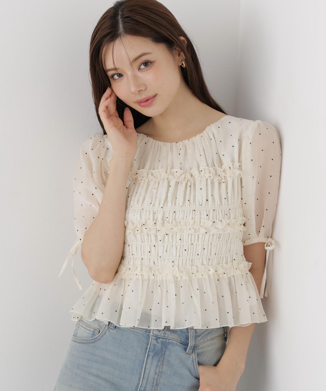 165cm 着用サイズ:FR