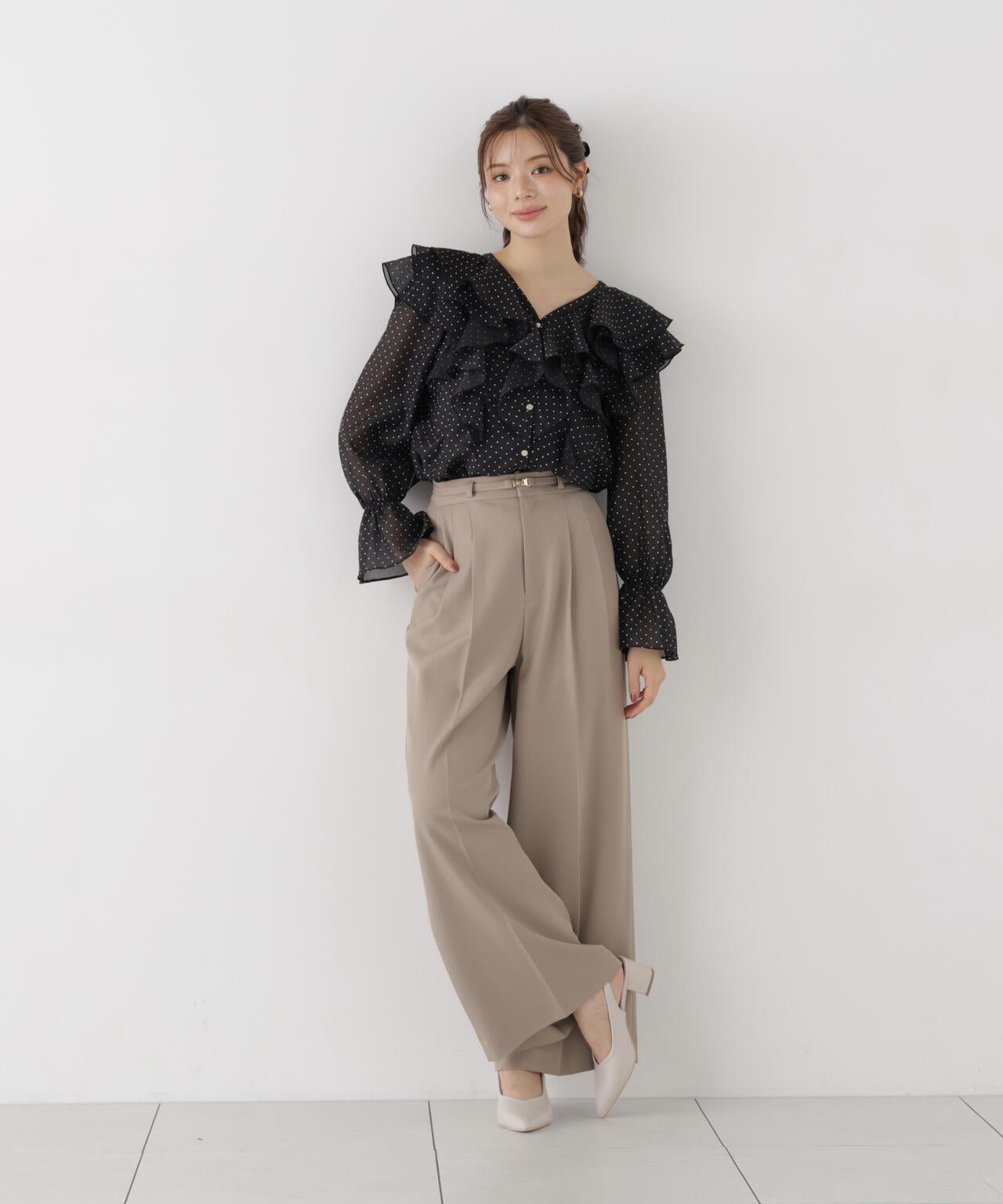165cm 着用サイズ:FR