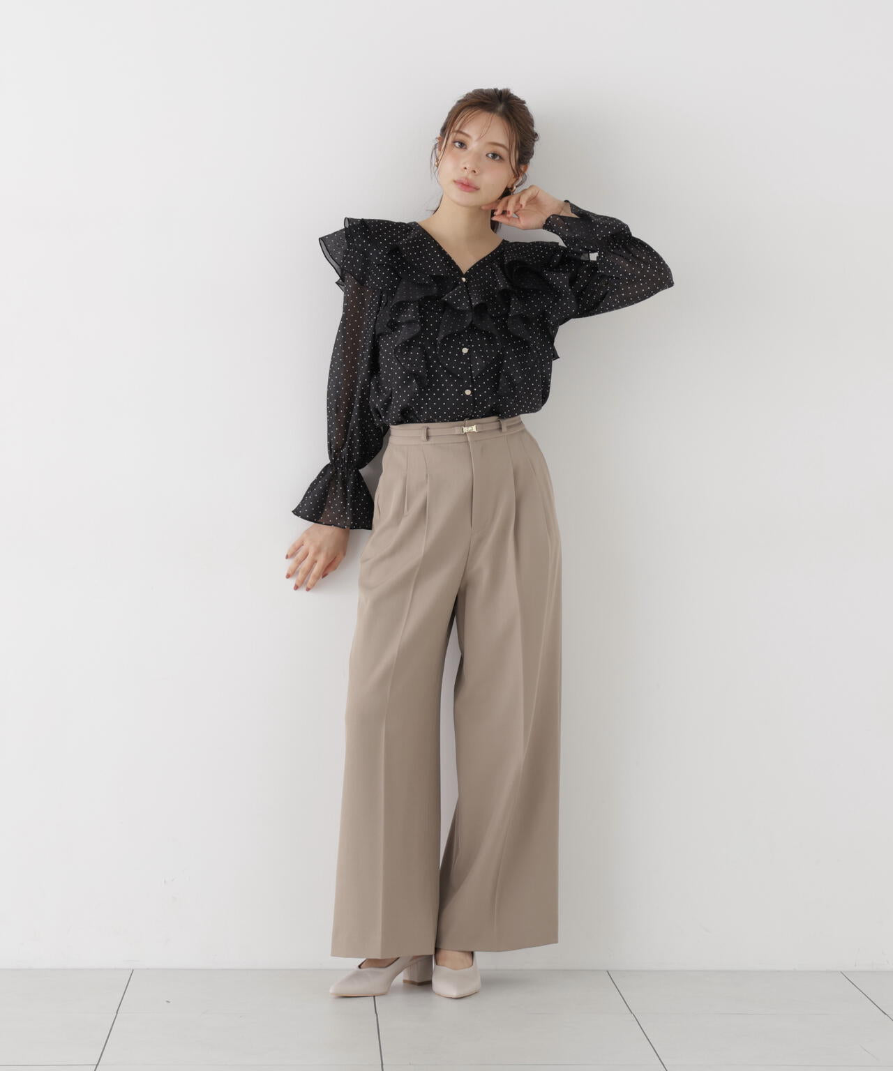 165cm 着用サイズ:FR
