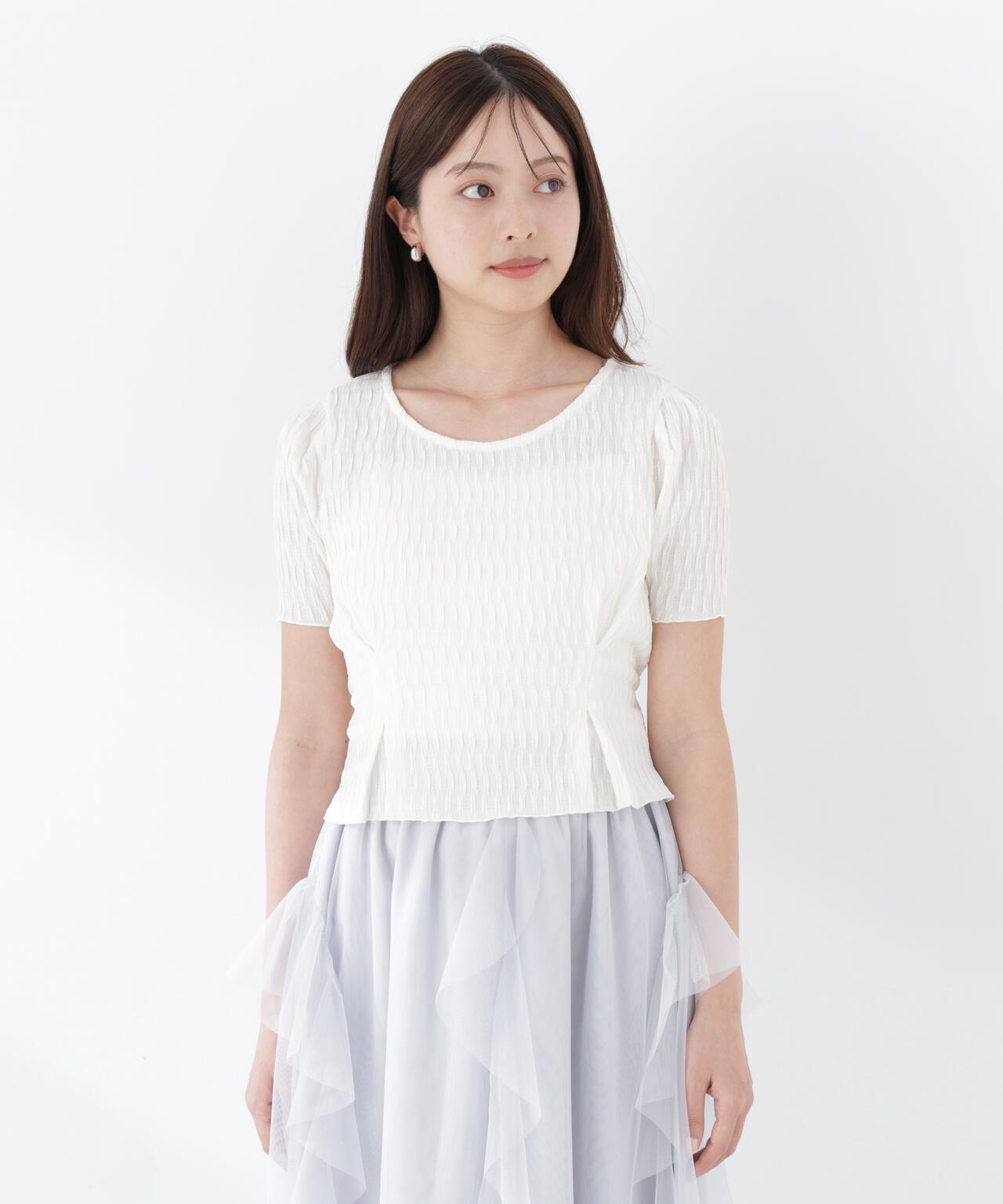 165cm B:82 W:59 H:86 S:25cm 着用サイズ:FR