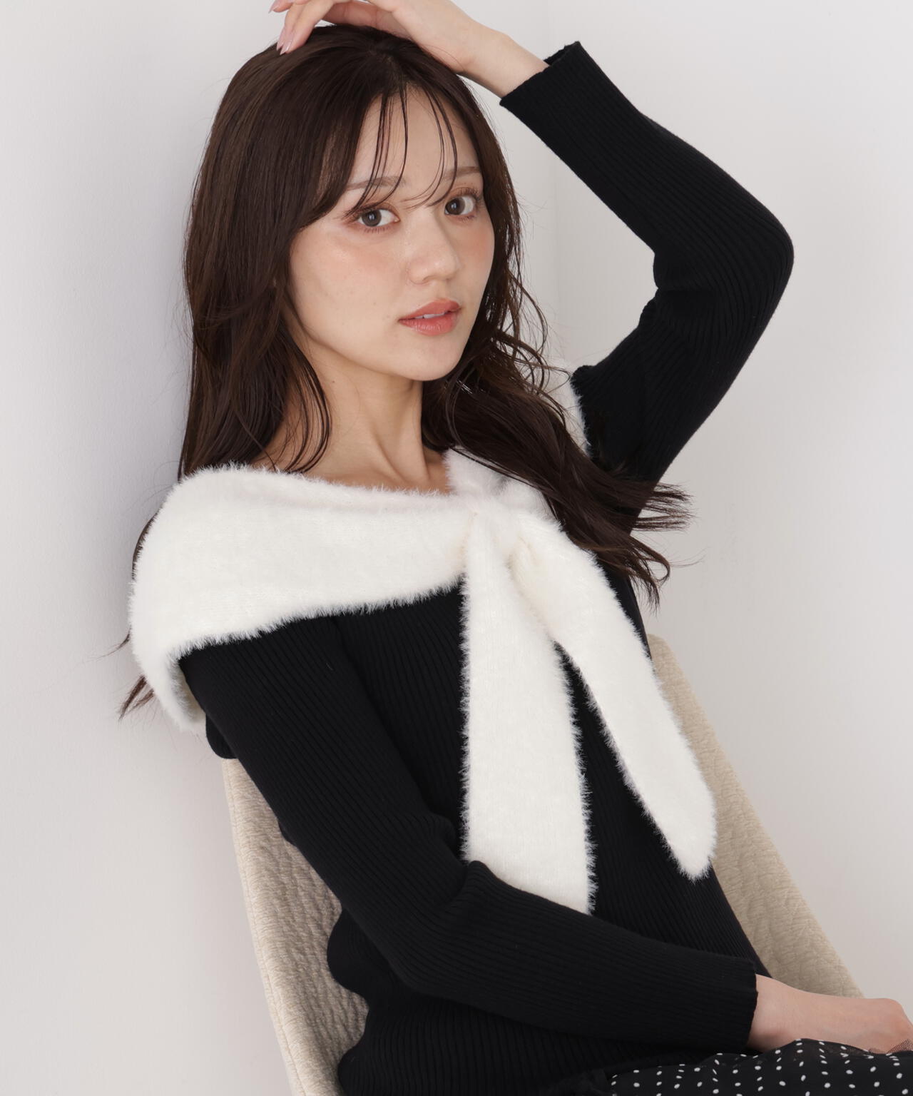 166cm B:78 W:56 H:83 S:24.5cm 着用サイズ:FR