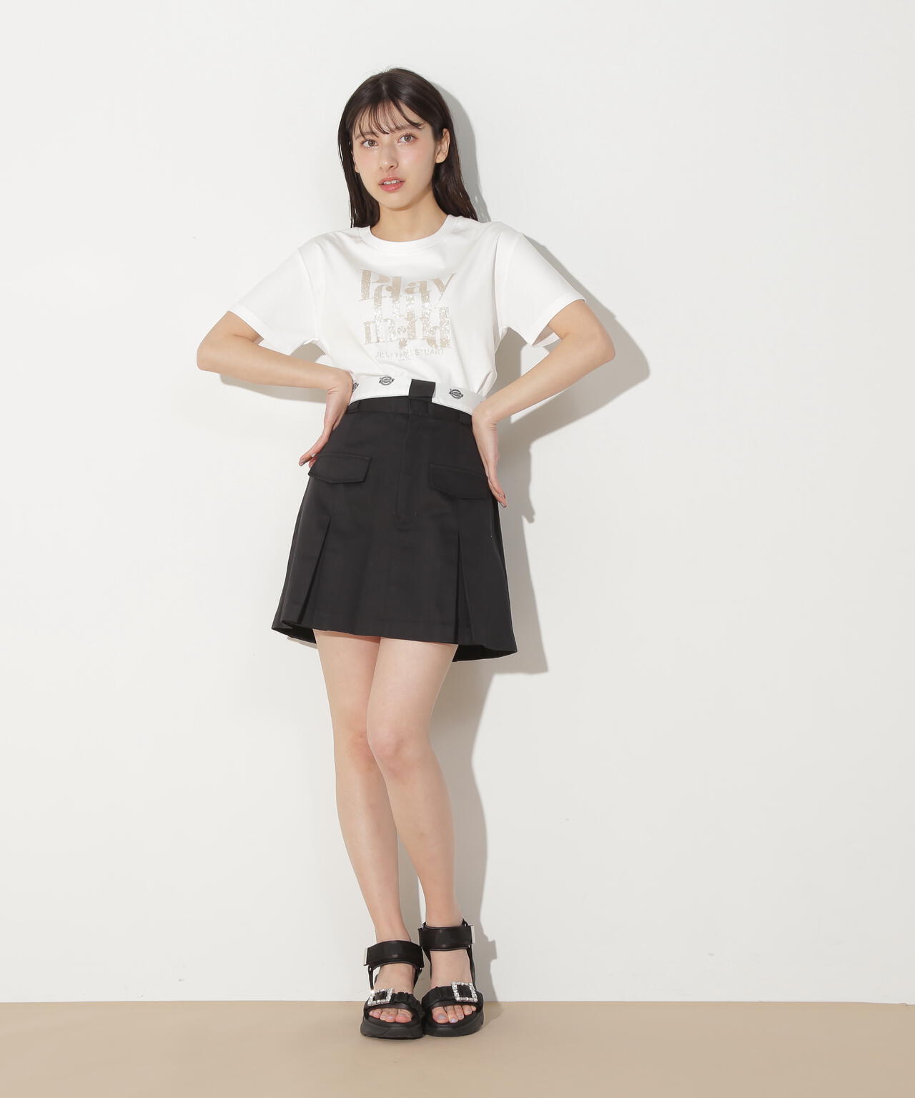「Dickies × JILL by JILL STUART」別注ミニスカート