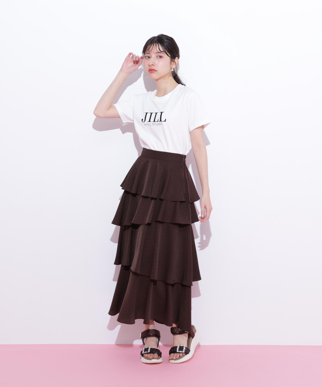 オーガニックコットン刺繍&ホットフィットロゴTシャツ
