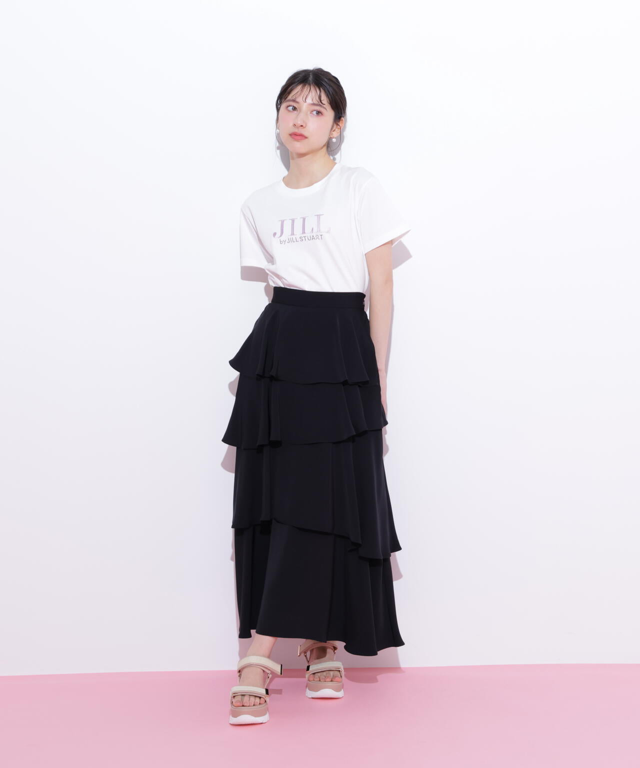 オーガニックコットン刺繍&ホットフィットロゴTシャツ