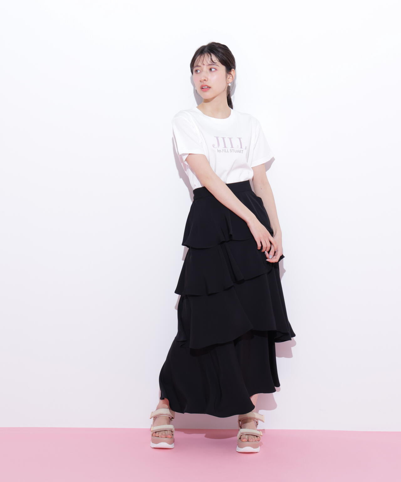 オーガニックコットン刺繍&ホットフィットロゴTシャツ