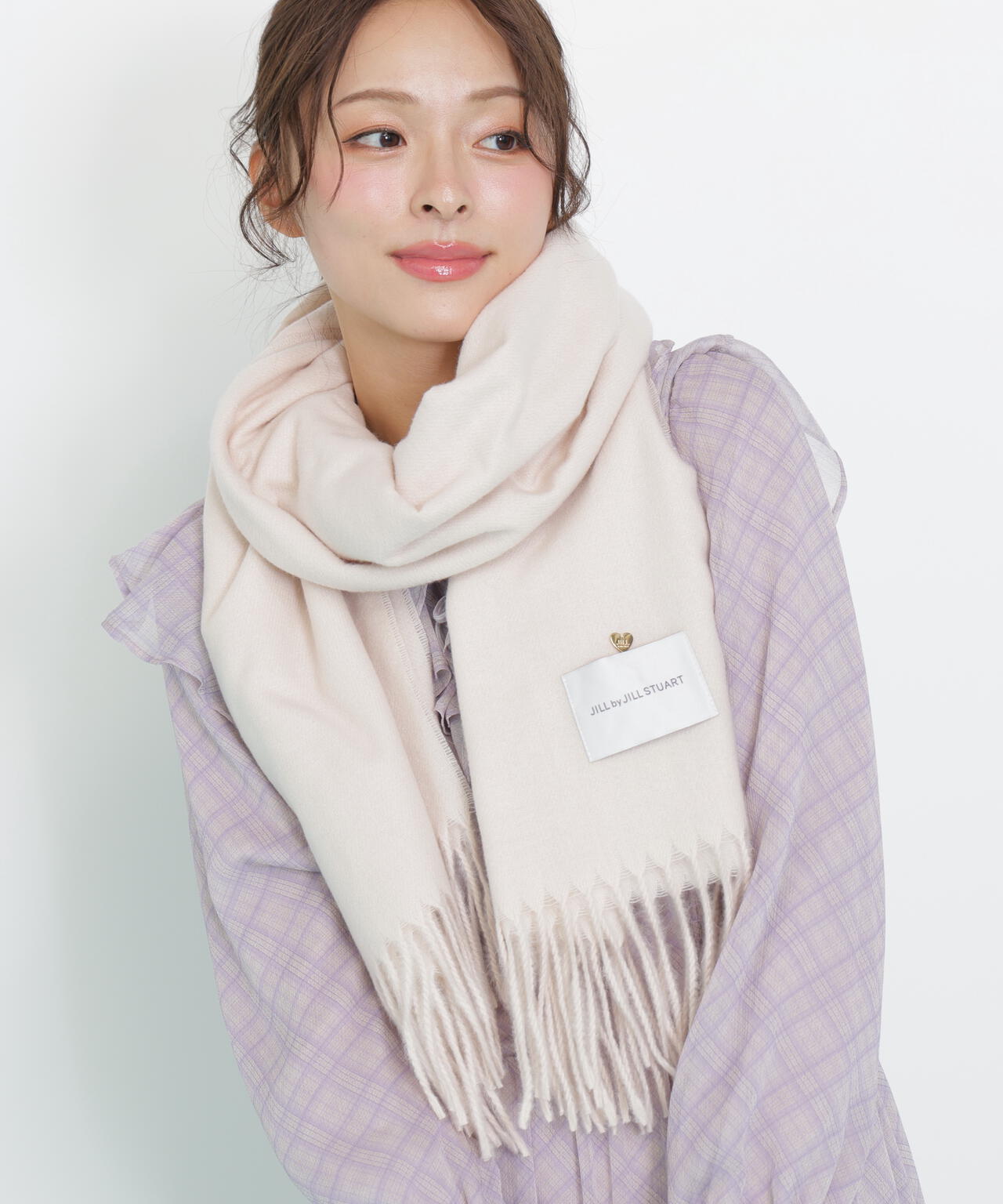 ハートトッピングストール