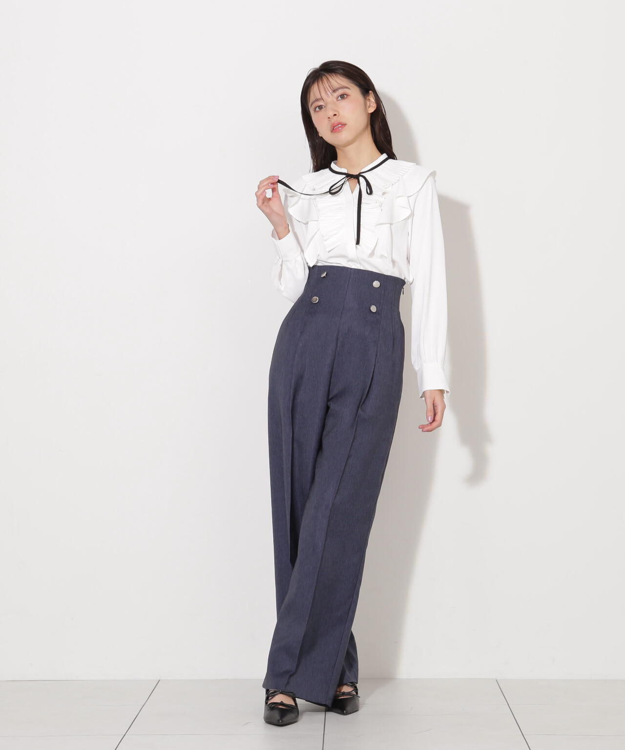 161cm 着用サイズ:FR