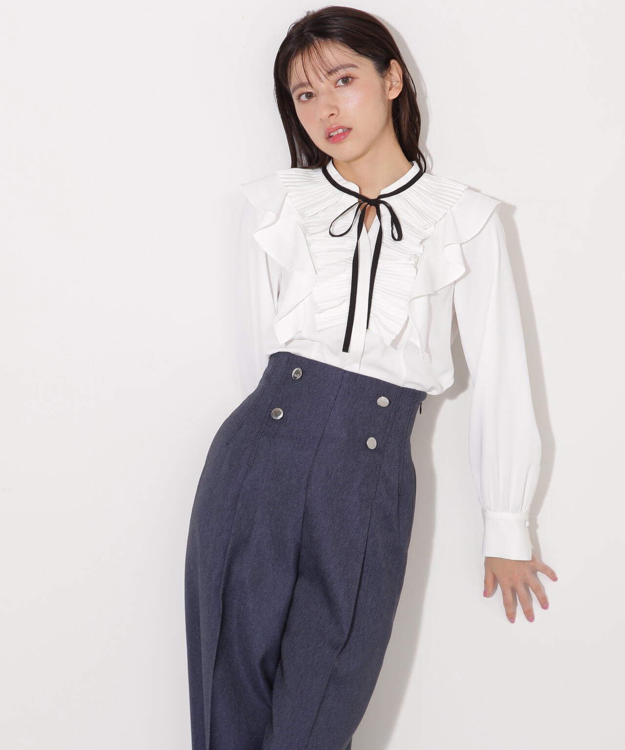 161cm 着用サイズ:FR