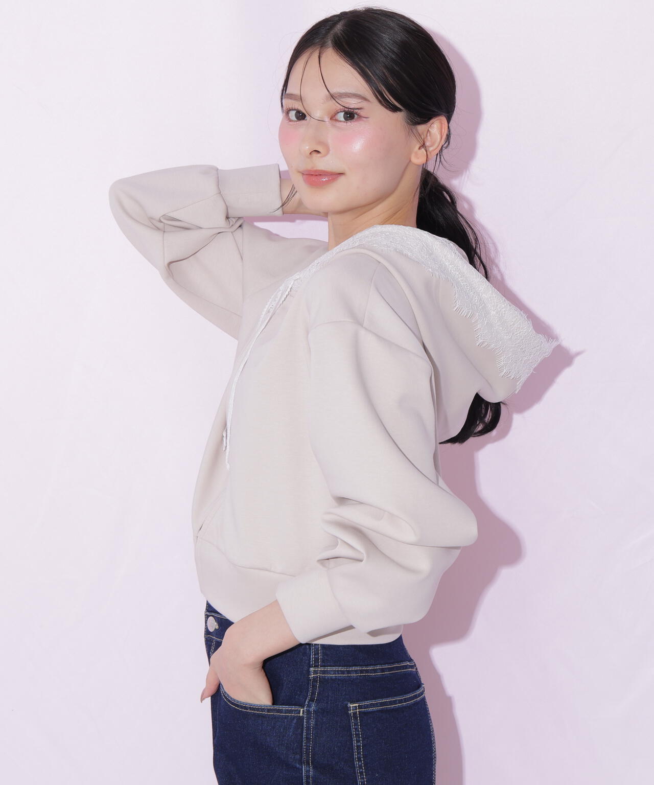 162cm 着用サイズ:FR