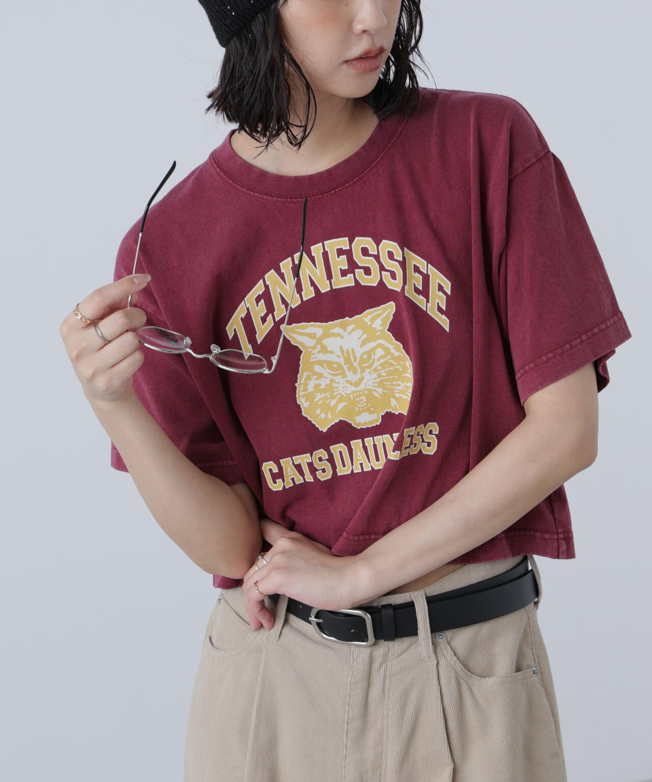 〈フリーズマート別注〉テネシーリバーショート丈Tシャツ