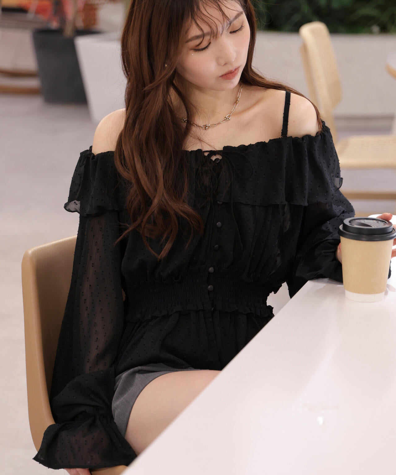 162cm 着用サイズ:FR