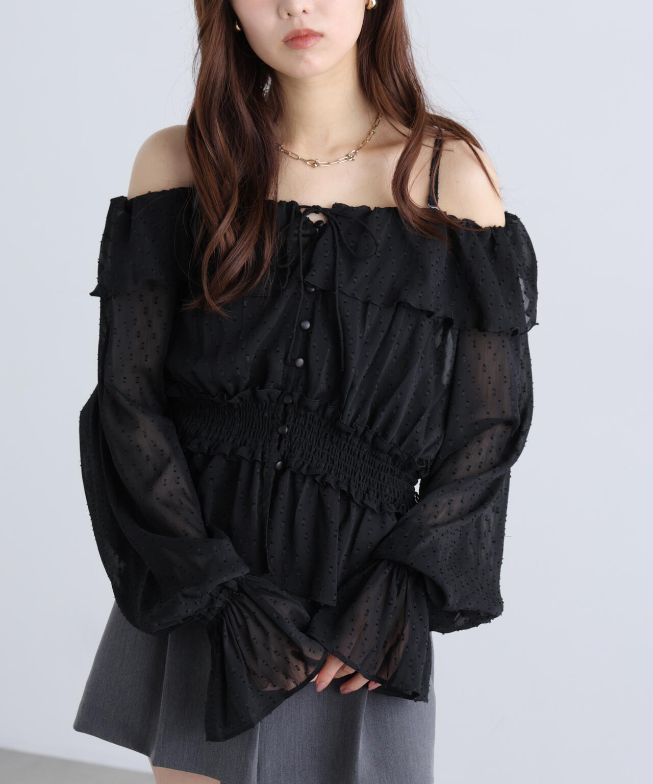 162cm 着用サイズ:FR