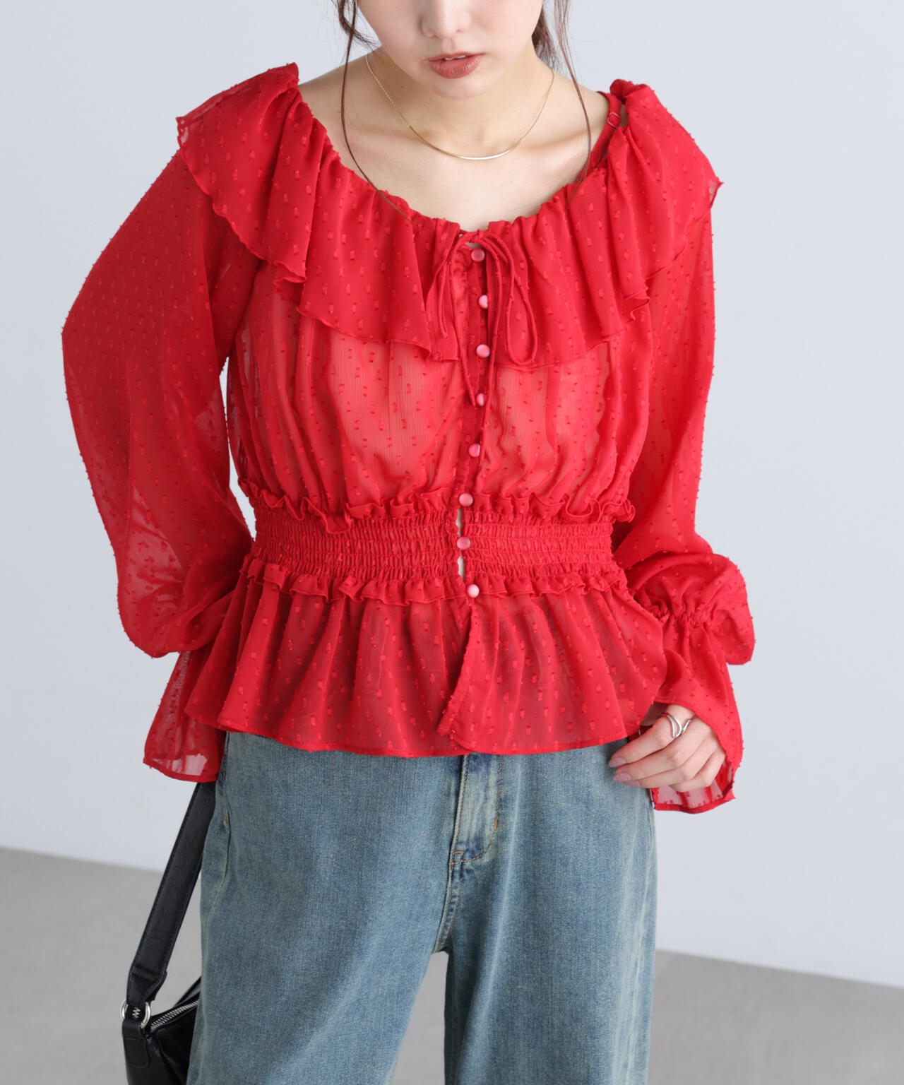 162cm 着用サイズ:FR