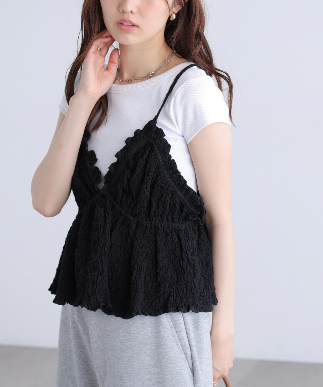 162cm 着用サイズ:FR