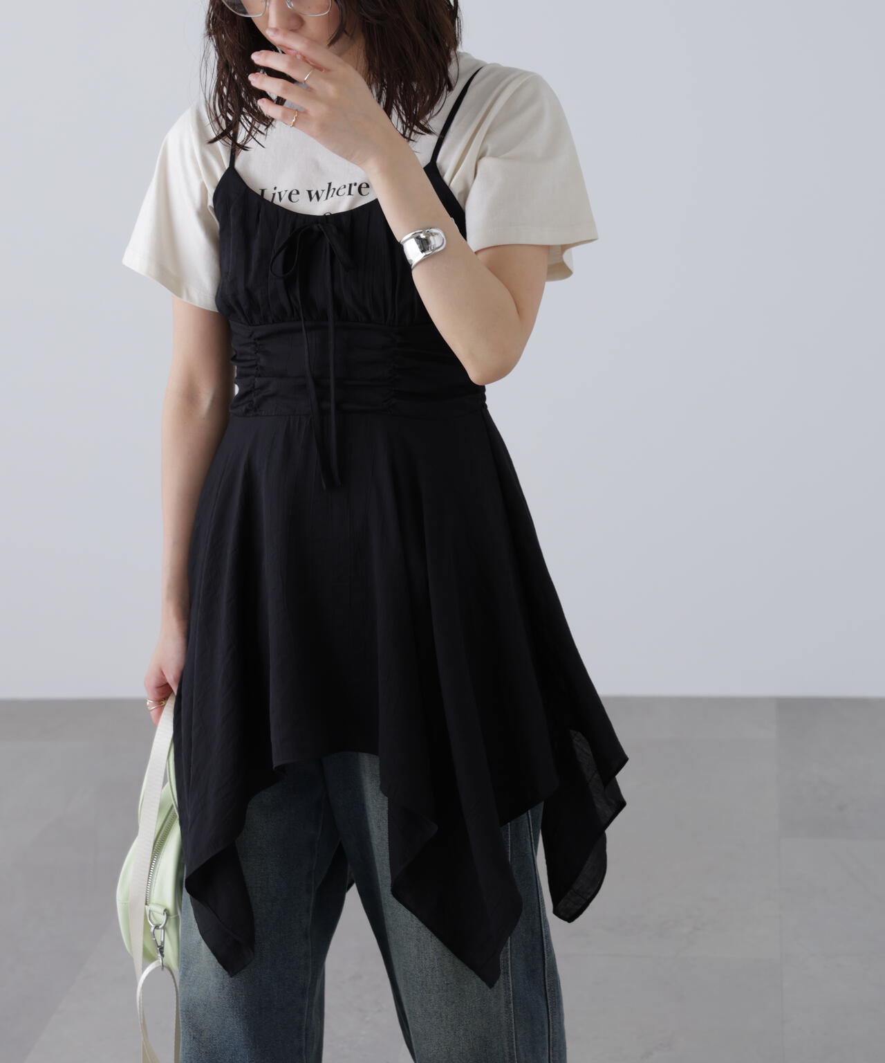 イレヘムチュニックキャミワンピース
