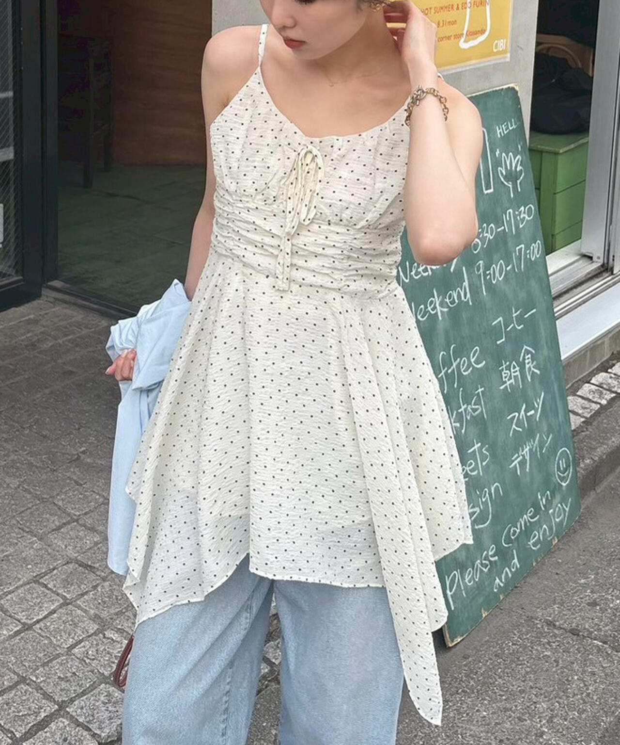 162cm 着用サイズ:FR