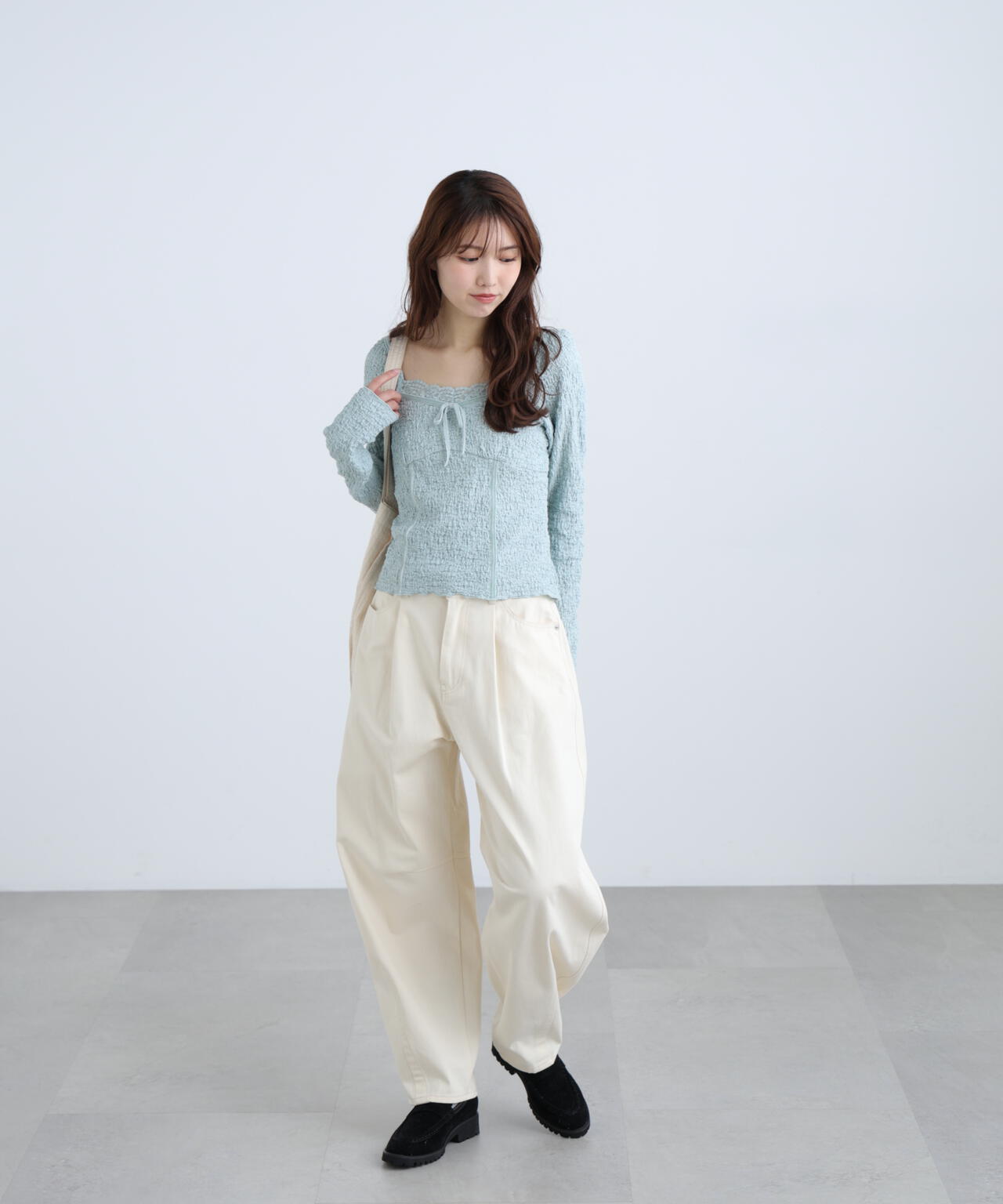 162cm 着用サイズ:FR