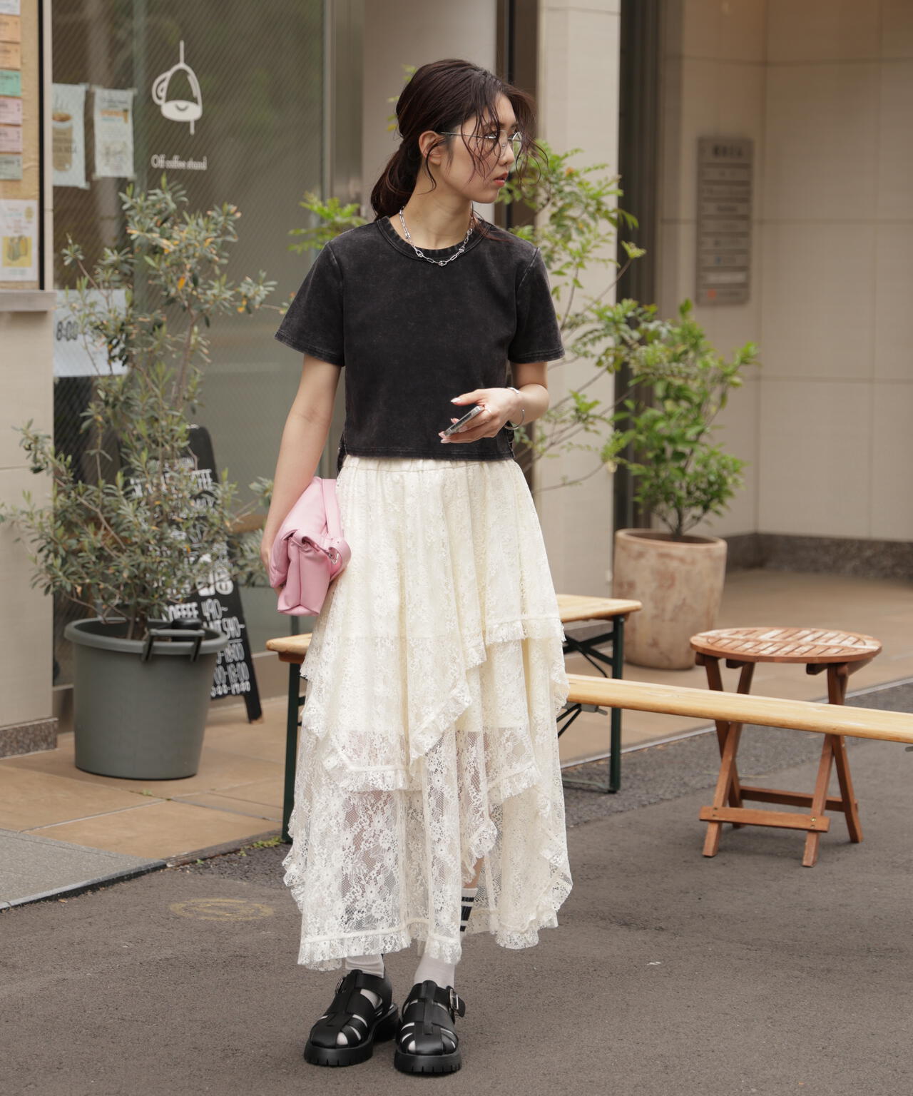 162cm 着用サイズ:FR