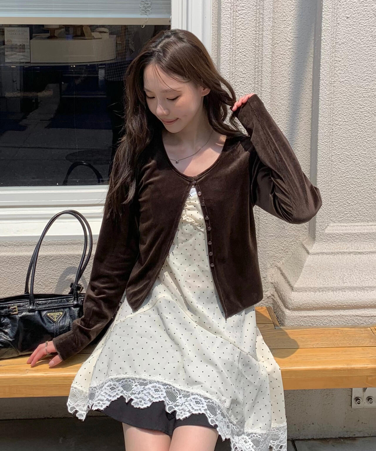 162cm 着用サイズ:FR
