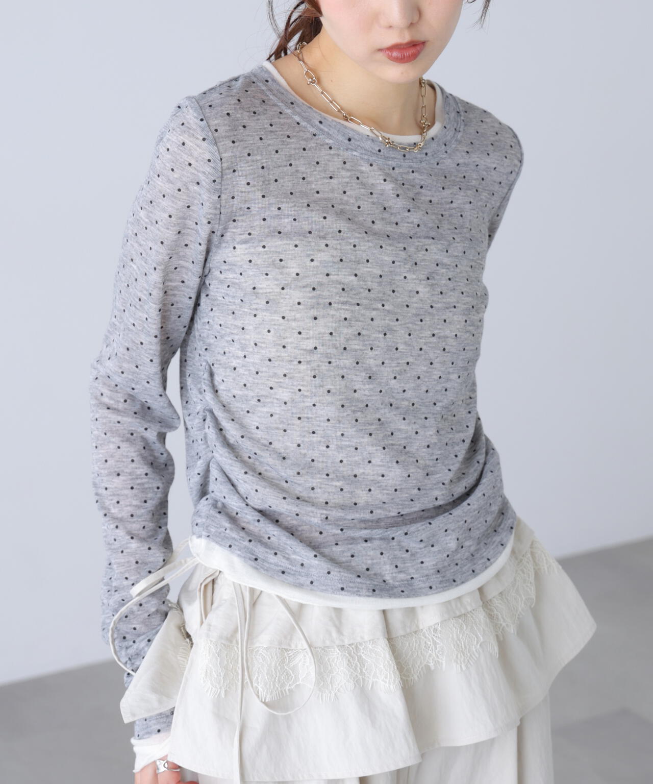 162cm 着用サイズ:FR