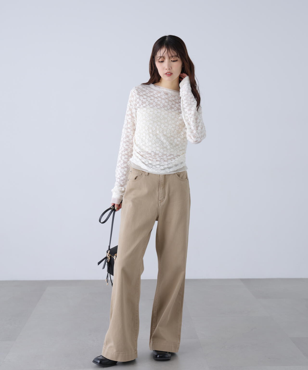 162cm 着用サイズ:FR