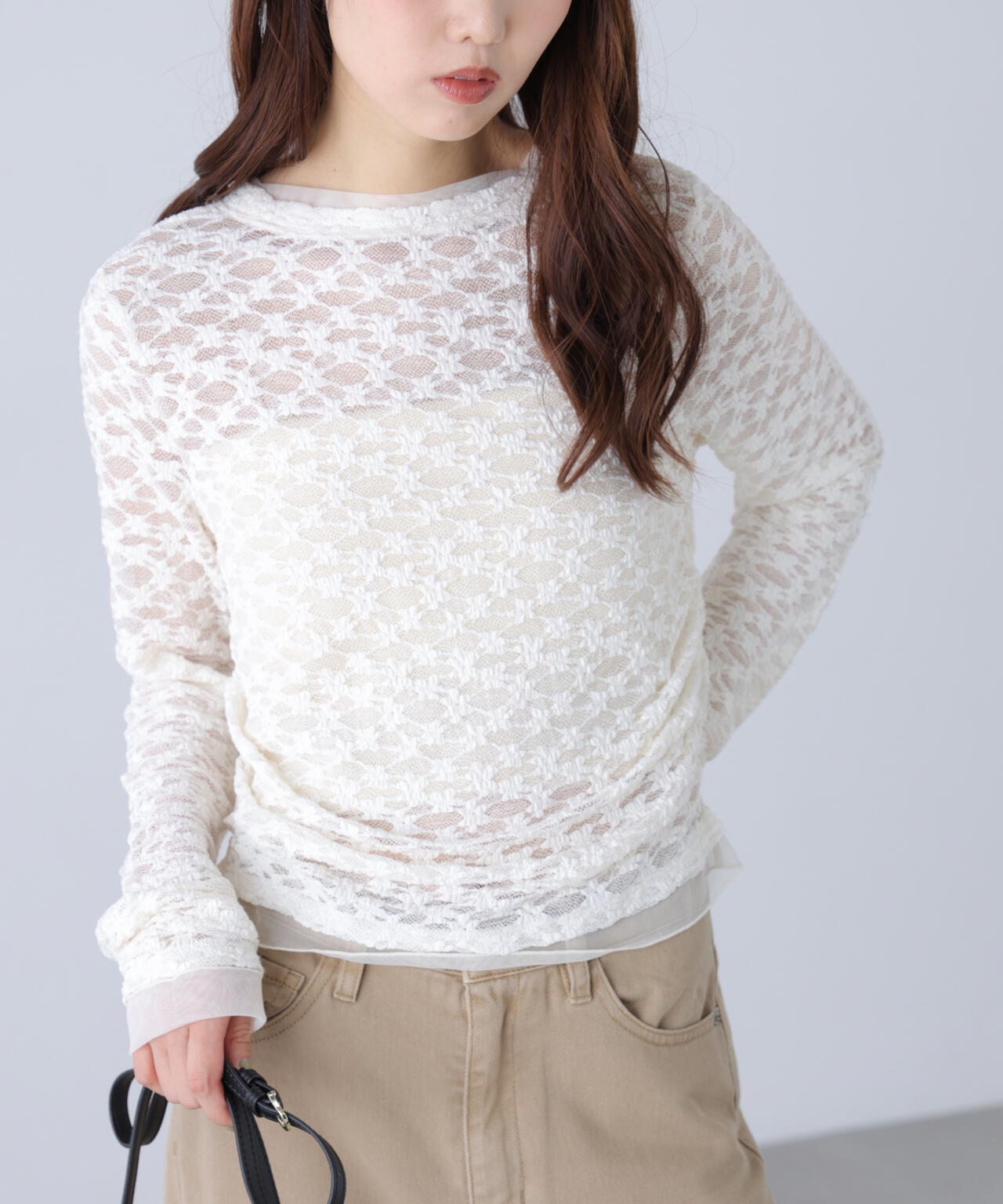 162cm 着用サイズ:FR