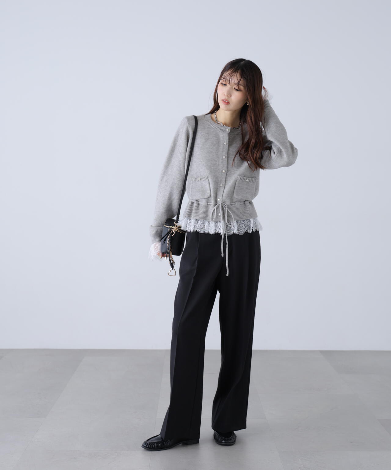162cm 着用サイズ:FR