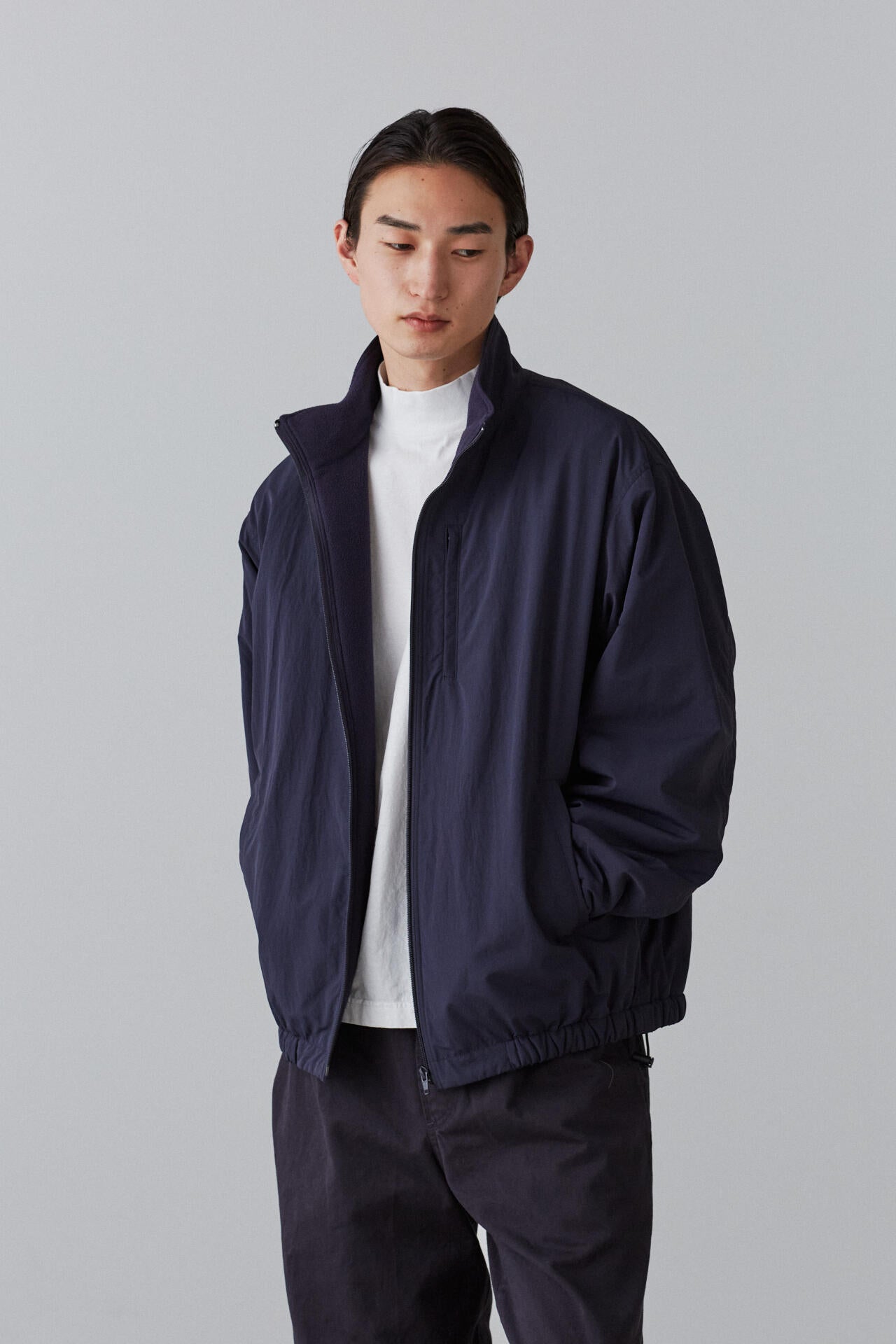 Y / RECYCLE NYLON TAFFETA / RECYCLE POLYESTER FLEECE BZ